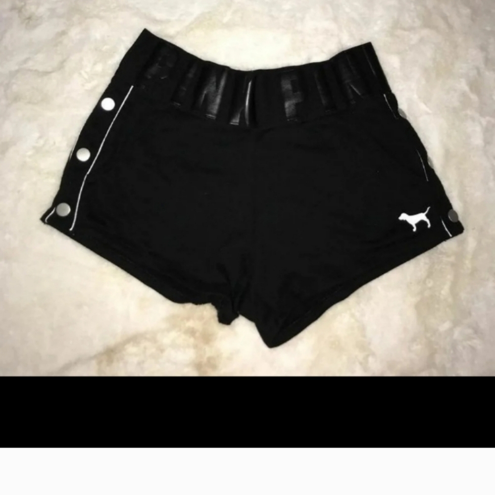 PINK High Waisted Varsity Shorts